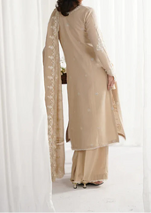 Grace S1375 - Embroidered 3pc Lawn Dress With Embroidered Organza Dupatta.