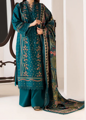 Grace S1404 - Embroidered 3pc Lawn Dress With Printed Lawn Dupatta.