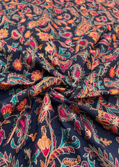 Sarinnah D17-Formal heavy Embroidered Karandi Shawl