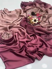 Grace W696- Digital Printed 3pc Silk dress With Digital Printed Silk  Dupatta.