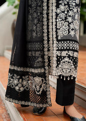 Grace W860-Embroidered 3pc Marina Dress With Embroidered Chiffon Dupatta.