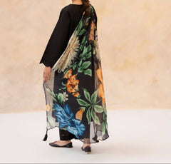 Grace S1489 - Embroidered 3pc CHIKANKARI Lawn Dress With Printed Lawn Dupatta.