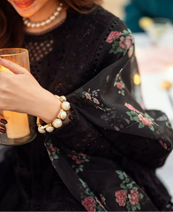 Grace S1237-Embroidered 3pc CHIKANKARI Lawn Dress With Printed Munar Dupatta.