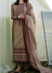 Grace W756 - Embroidered 3pc Marina Dress With Embroidered Marina Shawl.