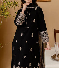 Grace W430-Embroidered 3pc karandi dress With Embroidered Organza dupatta.