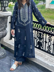 Grace W682- Embroidered 2pc Khaddar dress