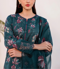 Grace S982-Digital Printed 3pc Lawn Dress with Digital Printed Lawn Dupatta.