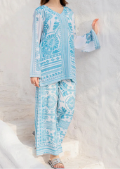 Grace W957- Digital Printed 2pc Karandi Dress.