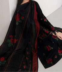 Grace S1389 - Embroidered 3pc Lawn Dress With Printed Lawn Dupatta.