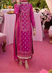 Grace W853-Embroidered Sequence 3pc Marina Dress With Embroidered Sequence Chiffon Dupatta.