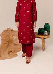 Grace W695-Embroidered 2pc Marina Dress