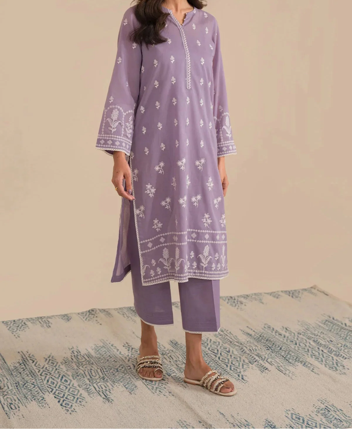 Grace W707-Embroidered 2pc Marina Dress