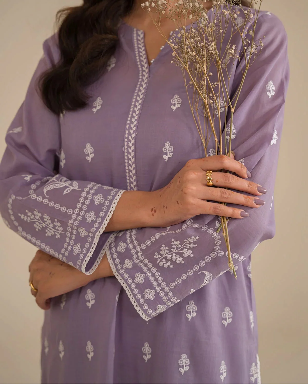 Grace W707-Embroidered 2pc Marina Dress