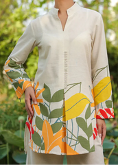 Grace W965- Digital Printed 2pc Karandi Dress.