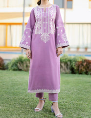 Grace Z-(W409)- Stitched Embroidered 2pc marina dress