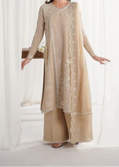 Grace S1375 - Embroidered 3pc Lawn Dress With Embroidered Organza Dupatta.
