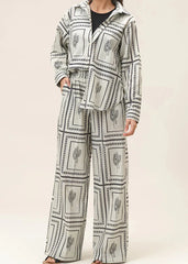 Grace W952- Digital Printed 2pc Karandi Dress.