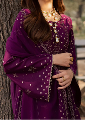 Grace S1508 - Embroidered 3pc Lawn Dress With Embroidered Chiffon Dupatta.