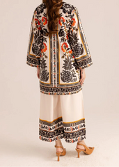 CS-113 AQUA- STITCHED 2PC PRINTED CO-ORD SET.