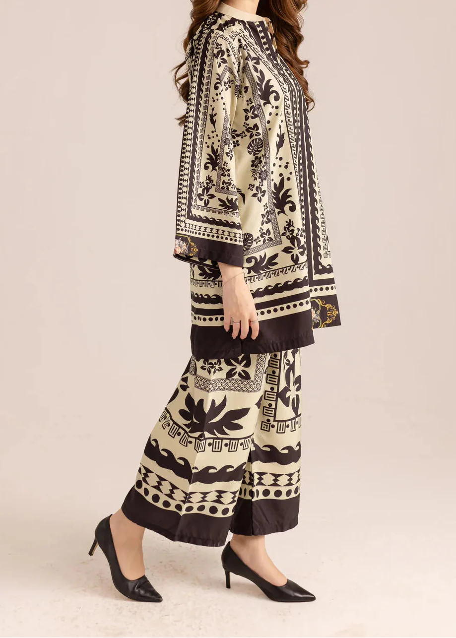 CS-115 RUBI - STITCHED 2PC PRINTED CO-ORD SET.