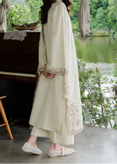 Grace S1323-Embroidered 3pc Lawn Dress With Printed Lawn Dupatta.