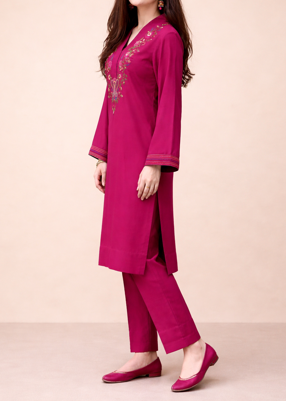 Grace S592-Embroidered 2pc lawn dress