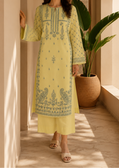 Grace S1454 -Embroidered 2pc lawn dress