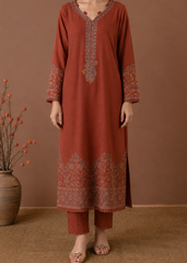 Grace S1522 -Embroidered 2pc lawn dress.