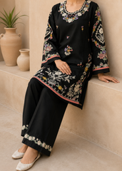 Grace Z-(Shanaya) - Stitched Embroidered 2pc lawn dress