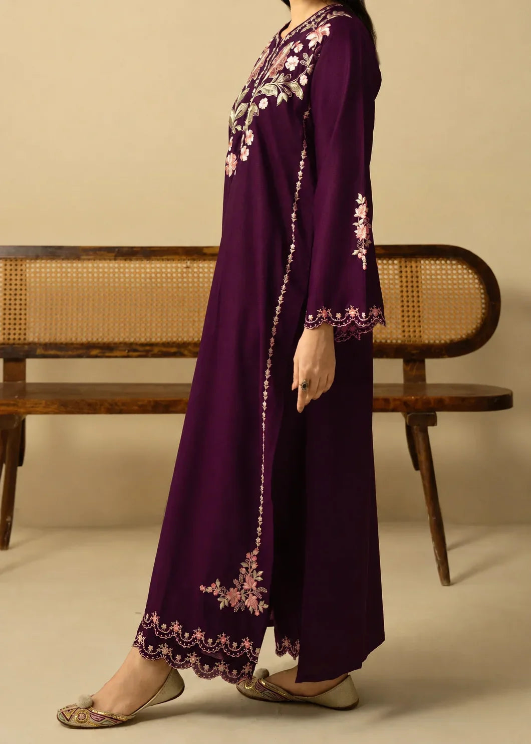 Grace W1034 - Embroidered 2pc Marina Dress.