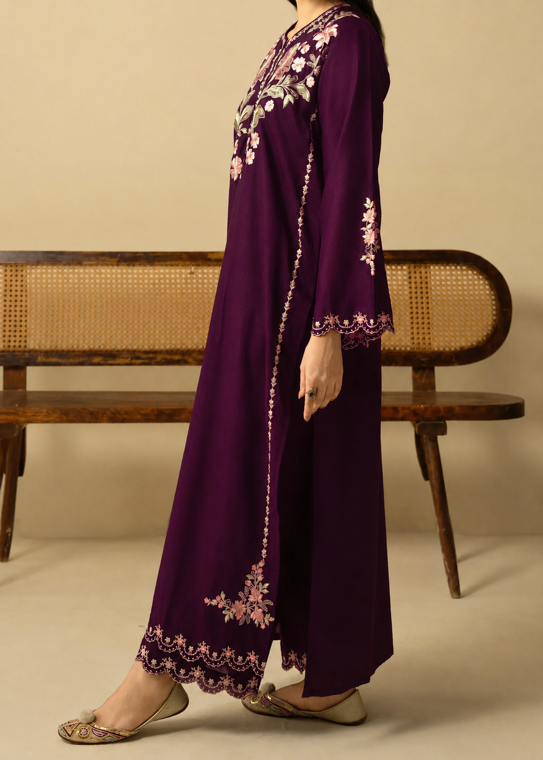 Grace S1558-Embroidered 2pc Lawn Dress.