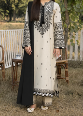 Grace S1475-Embroidered 3pc Lawn Dress With Dyed Chiffon Dupatta.