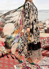 Grace W804 - Digital Printed 3pc Karandi Dress With Digital Printed Karandi Shawl.