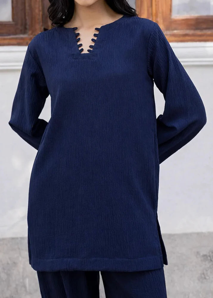 C-S 060- STITCHED 2PC LAWN CO-ORD SET.