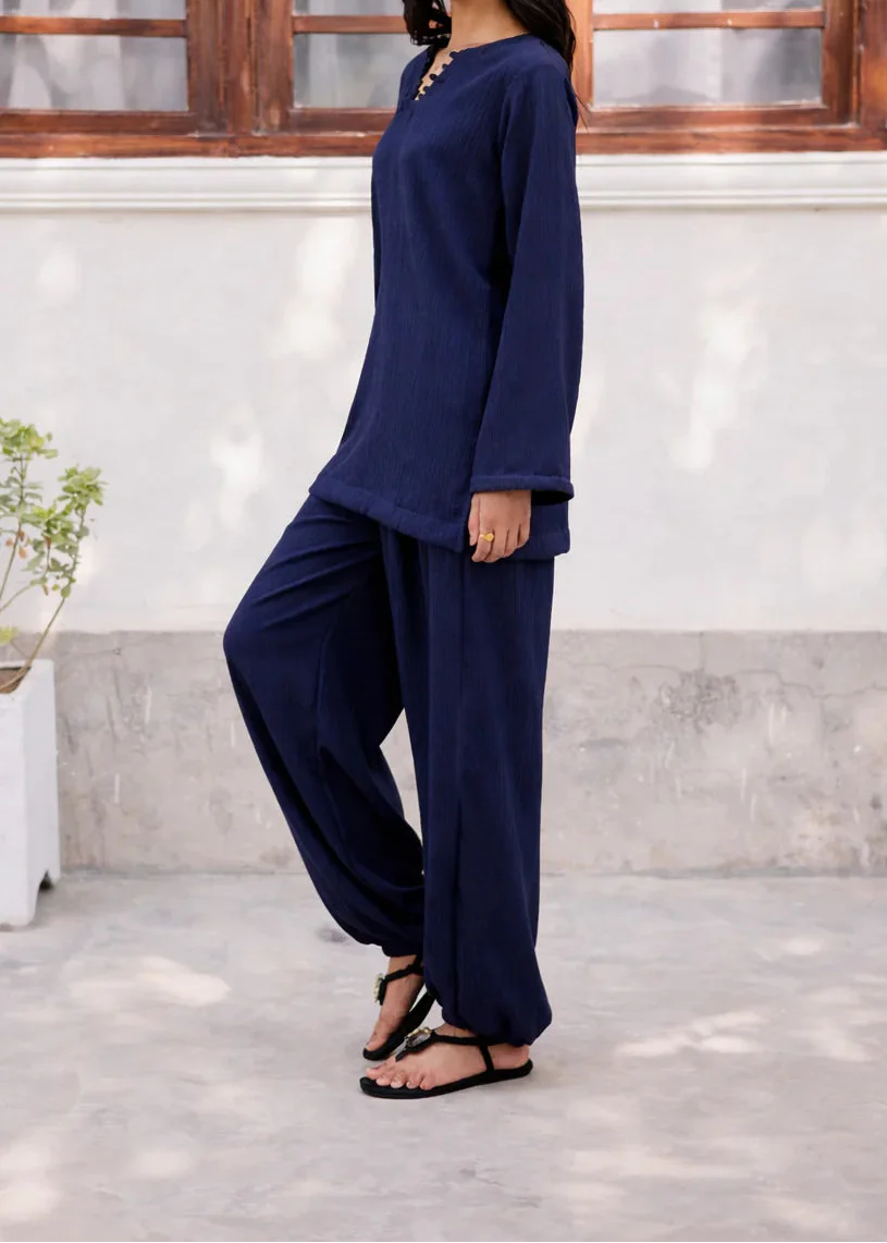C-S 060- STITCHED 2PC LAWN CO-ORD SET.