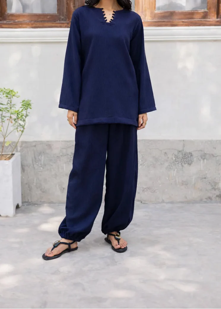 C-S 060- STITCHED 2PC LAWN CO-ORD SET.