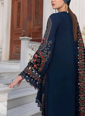 Grace W615-Embroidered 3pc Marina Dress With Embroidered Shawl.