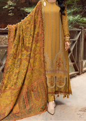 Grace Z-(S1332) - Stitched Embroidered 3pc Lawn Dress With Printed Lawn Dupatta.