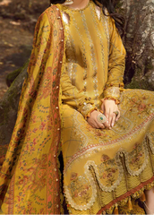 Grace S1332-Embroidered 3pc Lawn Dress With Printed Lawn Dupatta.