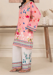 Grace W926 - Digital Printed 2pc Silk Dress.