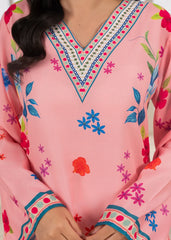 Grace W926 - Digital Printed 2pc Silk Dress.