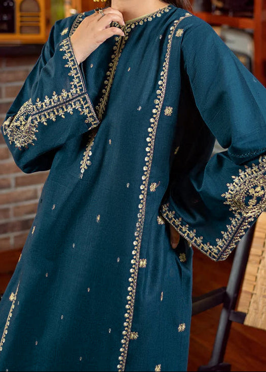Grace Z-(W991) - Stitched Embroidered 2pc Marina Dress.