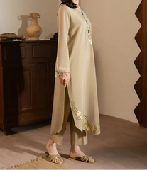 Grace Z-(S1435 ) - Stitched Embroidered 2pc Lawn Dress.