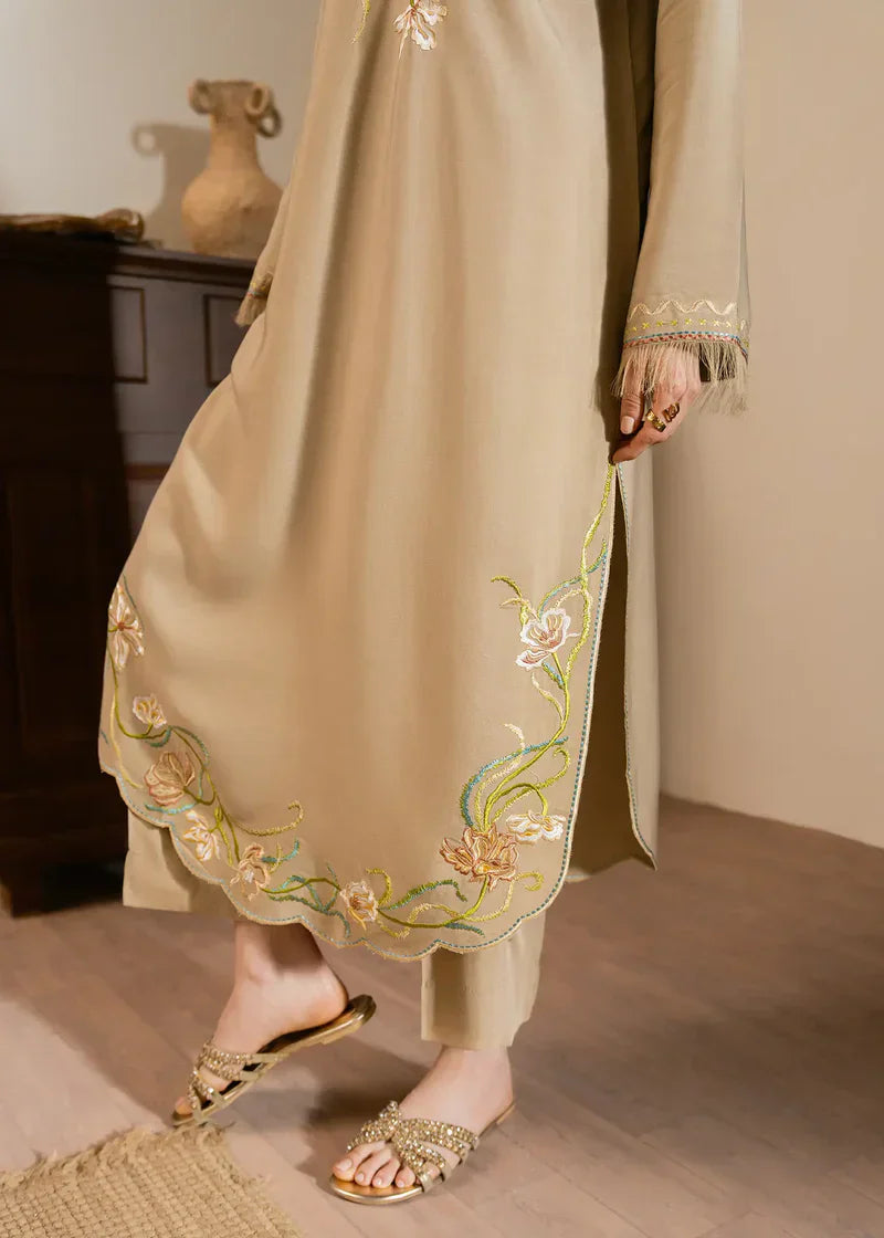Grace Z-(S1435 ) - Stitched Embroidered 2pc Lawn Dress.