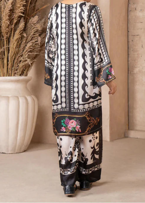 Grace W722 - Digital Printed 3pc Silk dress With Digital Printed Silk dupatta.