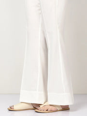 Grace S787-Unstitched Cotton Trouser - White