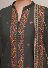 Grace W980-Embroidered 3pc Marina Dress With Embroidered Marina Shawl.