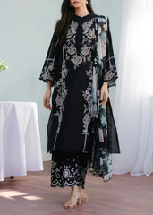 Grace S1263-Embroidered 3pc Lawn Dress With Printed Munar Dupatta.