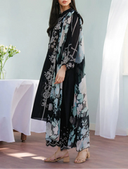 Grace S1263-Embroidered 3pc Lawn Dress With Printed Munar Dupatta.
