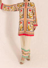 Grace W946- Digital Printed 2pc Karandi Dress.